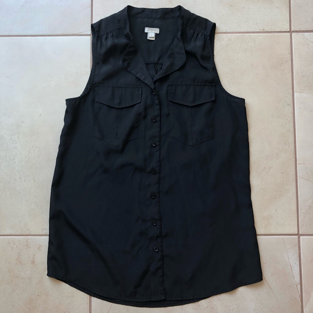 J.Crew Button Down Tank